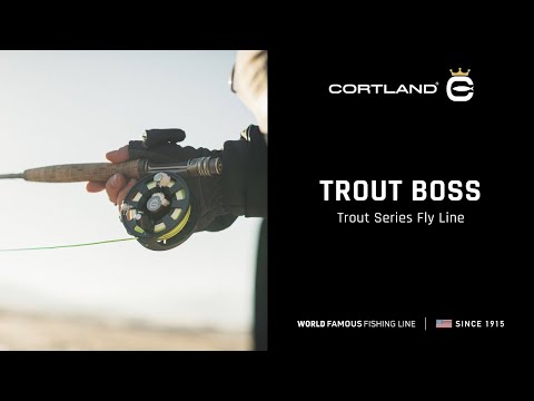 Cortland Trout Boss WF ligne à mouche green/yellow