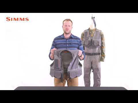 Simms Freestone Vest gilet pewter Simms Freestone Vest gilet pewter