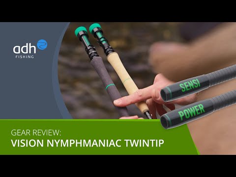Vision NYMPHMANIAC Twintip Cork Euro Nymph Canne à mouche à une main avec poignée en liège Vision NYMPHMANIAC Twintip Cork Euro Nymph Canne à mouche à une main avec poignée en liège