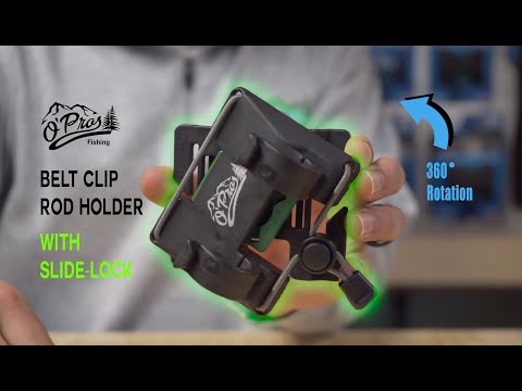 O'Pros 3rd Hand Rod Holder Porte-canne Slide Lock black