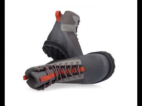 Simms Tributary Boot chaussures de wading avec semelle en caoutchouc basalte Simms Tributary Boot chaussures de wading avec semelle en caoutchouc basalte