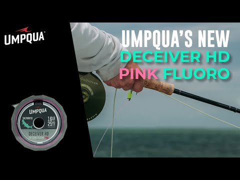 Bas de ligne Umpqua Deceiver HD SW Shock Tippet Fluorocarbone Pink 25yds